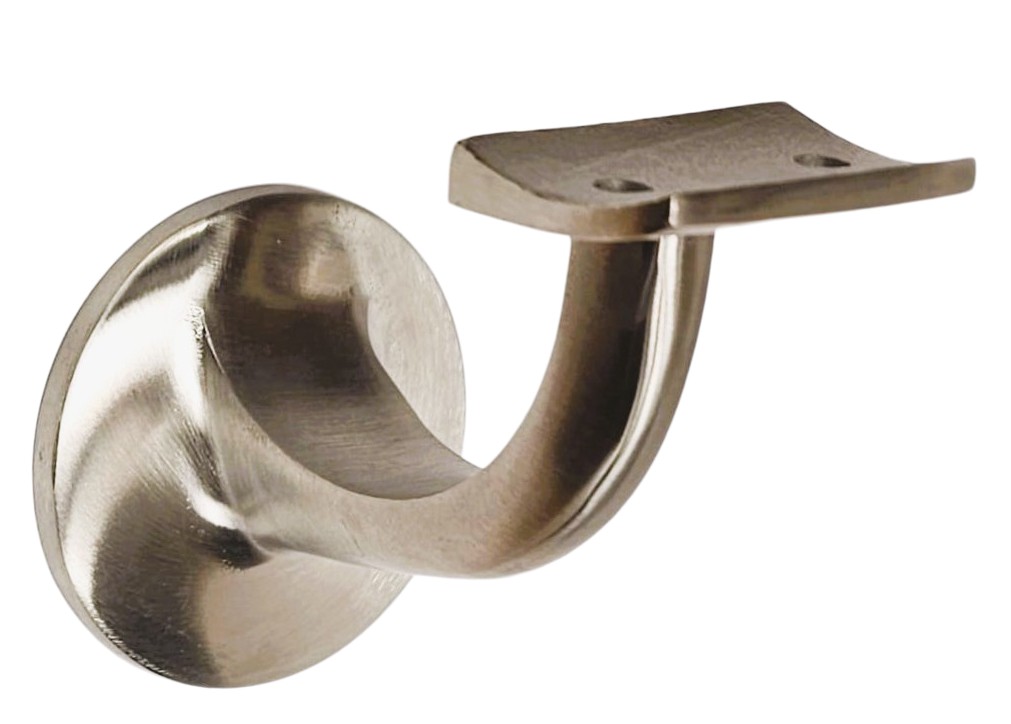 100.0025.96 Handlaufhalter Handlaufträger Edelstahl matt für runde Auflage