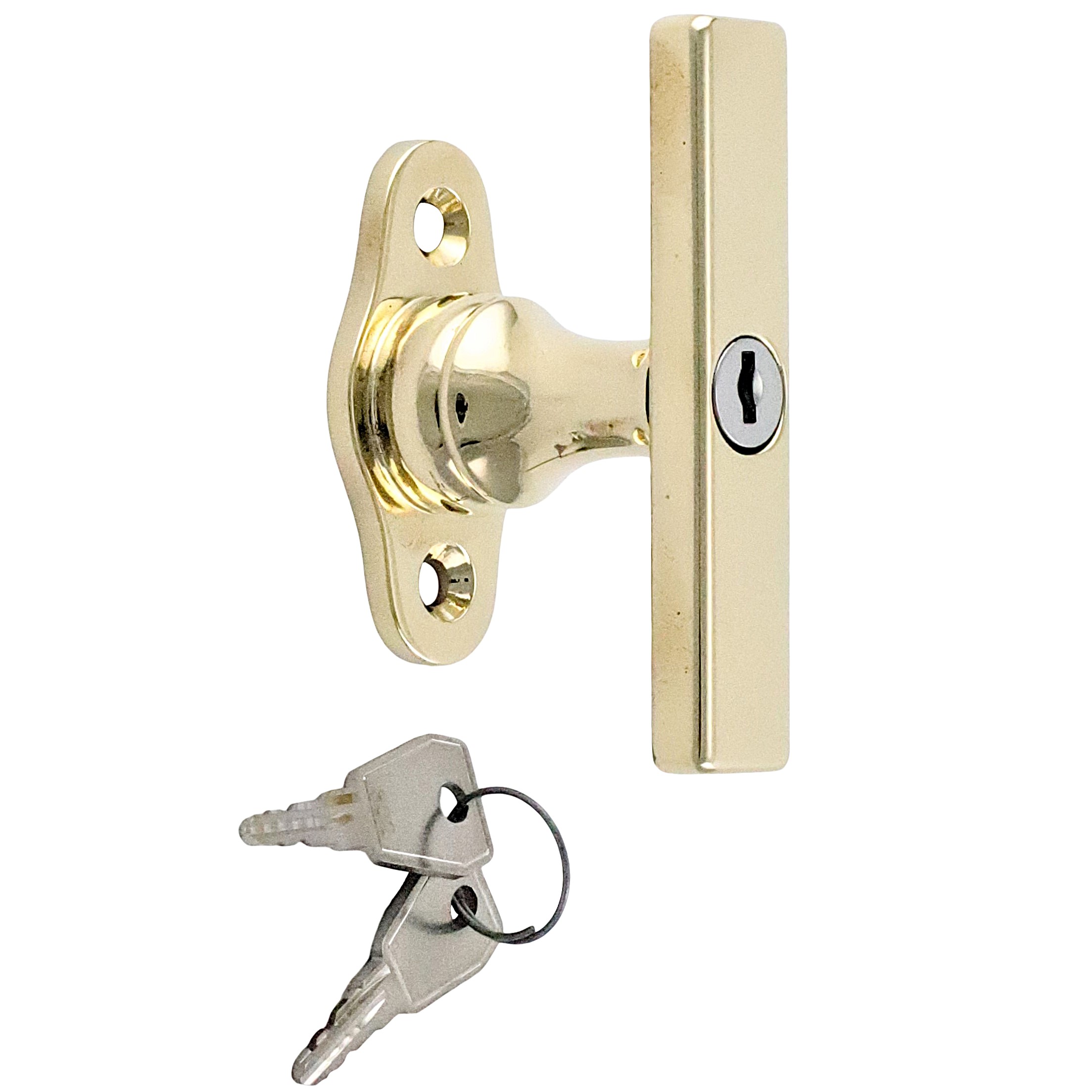 410.0079.35  JCB Fensterolive abschließbar im 20er Jahre Stil - antike Fensterbeschläge, Fenstergriffe