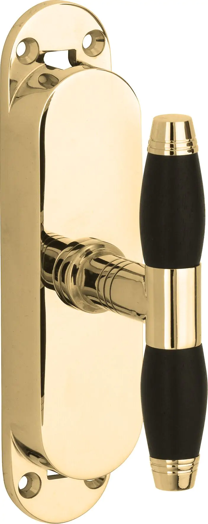 430.0014.35 Basquille Fenstergetriebe Jugendstil Stil Messing poliert