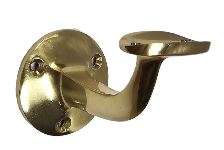 100.0022.35 Handlaufhalter Handlaufträger Messing polier