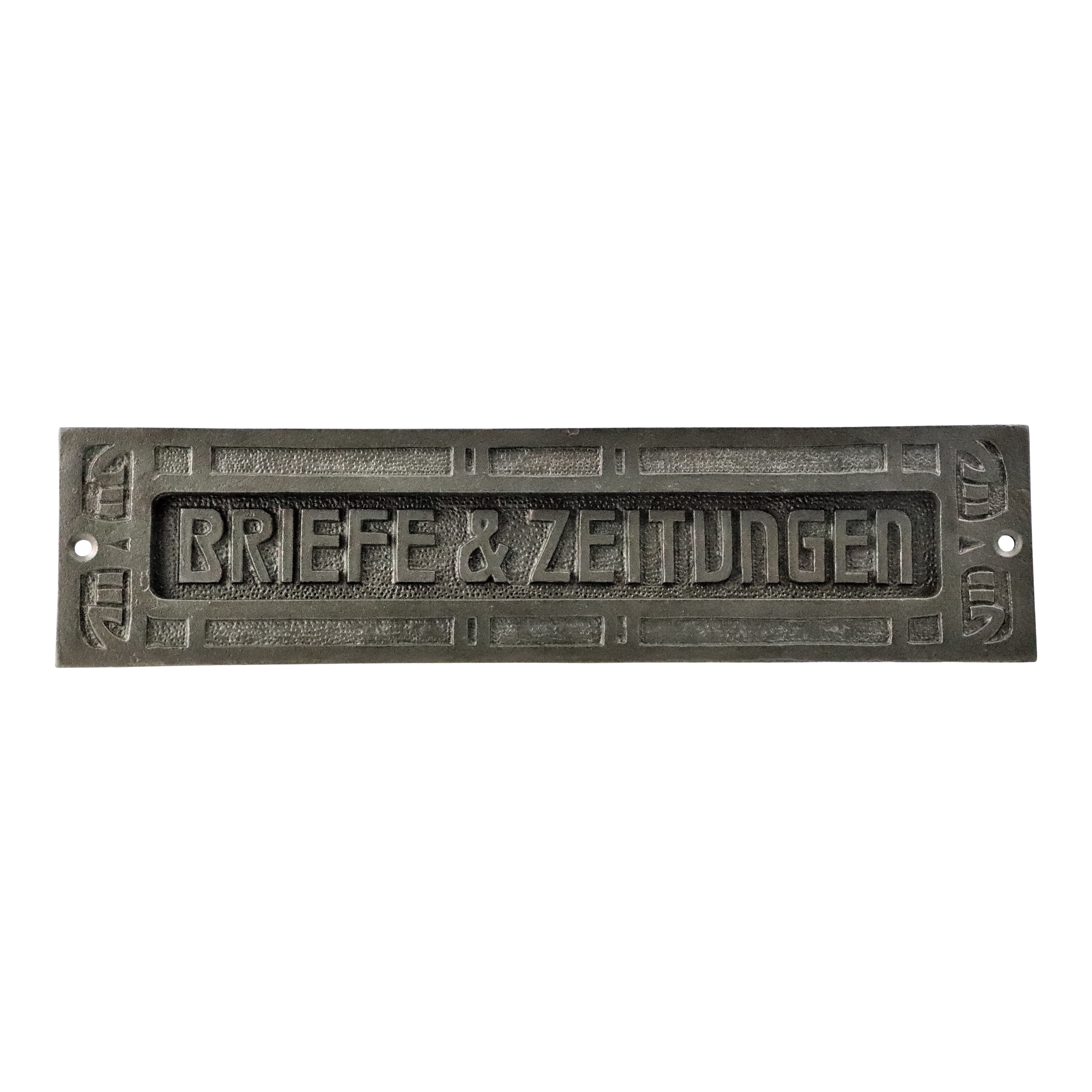 700.0014.85 Briefsendungs-Klappe im Jugendstil für Briefe & Zeitungen